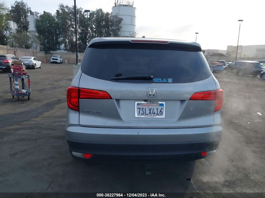 2016 HONDA PILOT EXLN - 5FNYF5H77GB038689