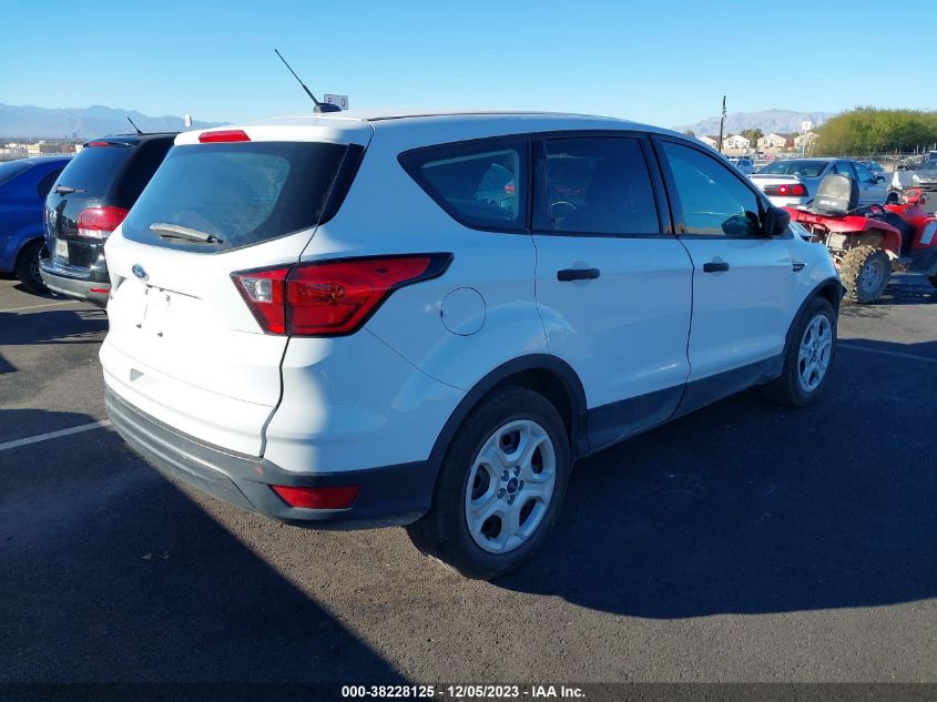 2019 FORD ESCAPE S - 1FMCU0F75KUC34681