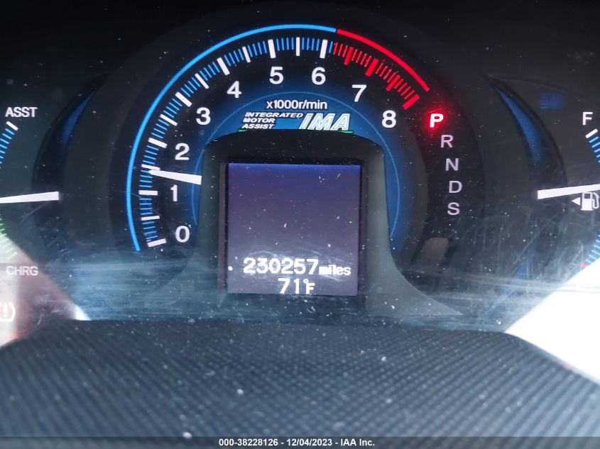 2013 HONDA INSIGHT EX - JHMZE2H71DS003195