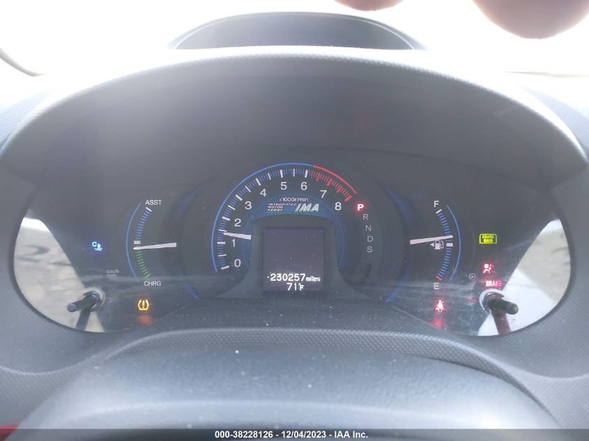2013 HONDA INSIGHT EX - JHMZE2H71DS003195
