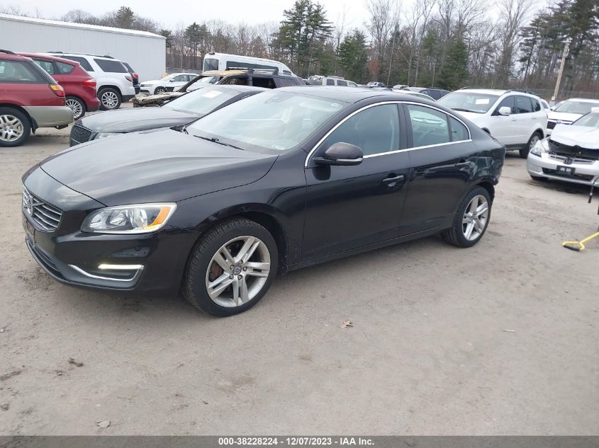 2014 VOLVO S60 T5/T5 PLATINUM - YV1612FS2E2298164
