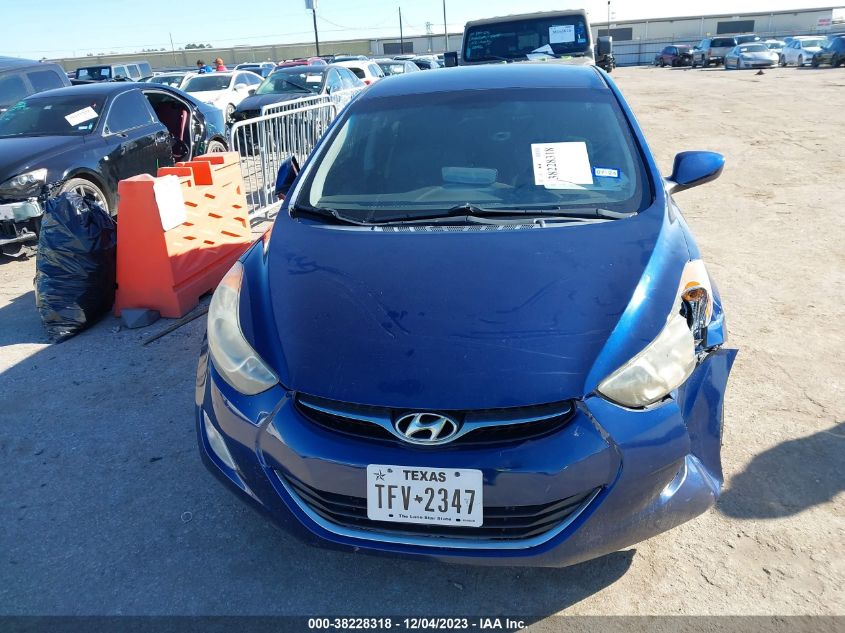 2013 HYUNDAI ELANTRA GLS (ULSAN PLANT) - KMHDH4AE5DU750435