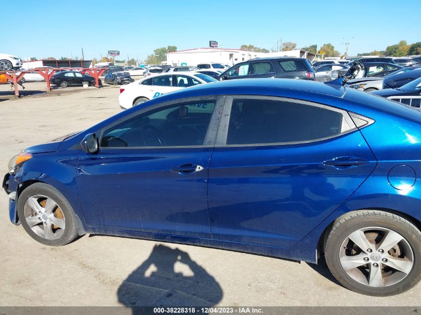 2013 HYUNDAI ELANTRA GLS (ULSAN PLANT) - KMHDH4AE5DU750435