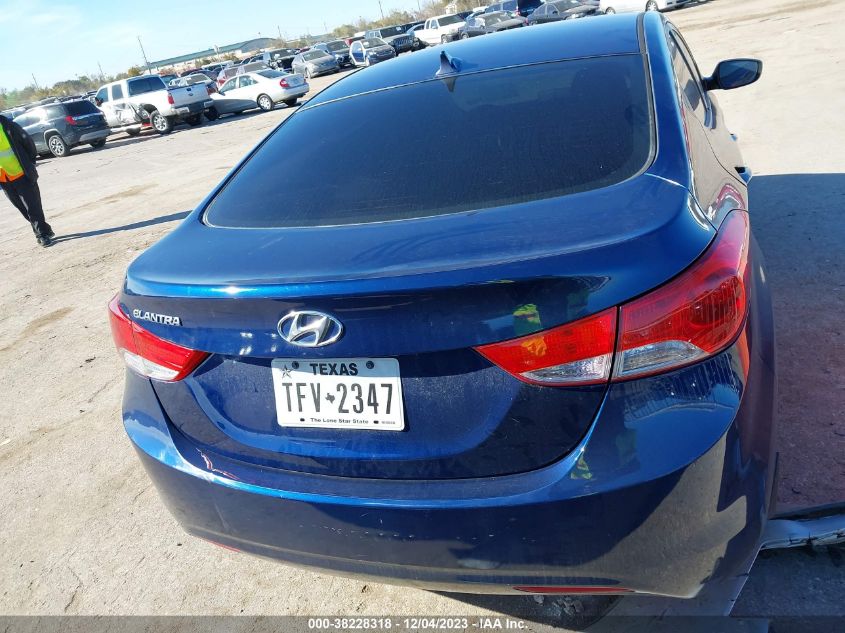 2013 HYUNDAI ELANTRA GLS (ULSAN PLANT) - KMHDH4AE5DU750435