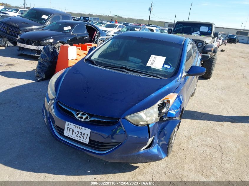 2013 HYUNDAI ELANTRA GLS (ULSAN PLANT) - KMHDH4AE5DU750435