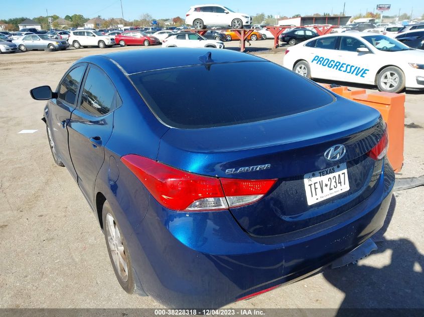 2013 HYUNDAI ELANTRA GLS (ULSAN PLANT) - KMHDH4AE5DU750435