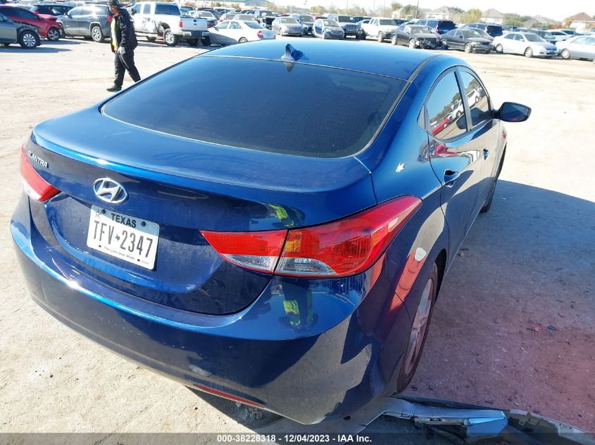 2013 HYUNDAI ELANTRA GLS (ULSAN PLANT) - KMHDH4AE5DU750435