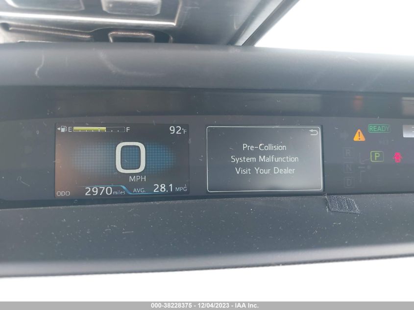 2022 TOYOTA PRIUS LE - JTDKAMFU9N3180379