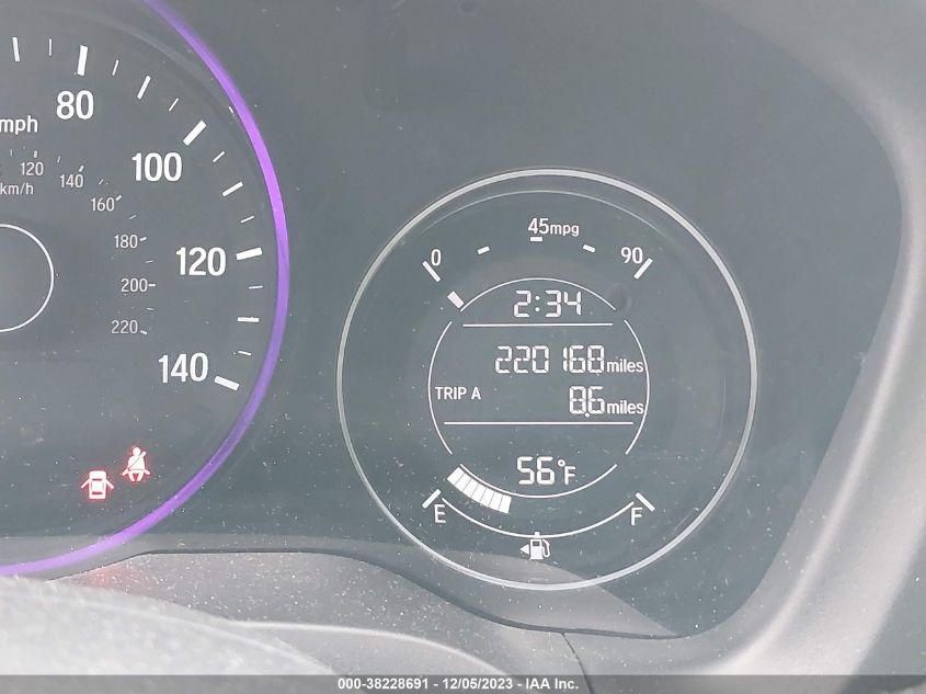 2016 HONDA HR-V EX - 3CZRU6H58GM728195