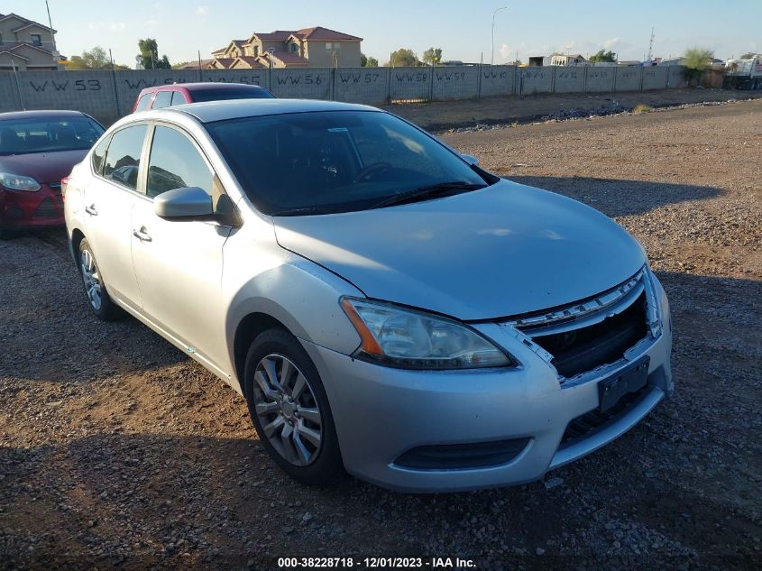 2013 NISSAN SENTRA SV - 1N4AB7AP7DN907720