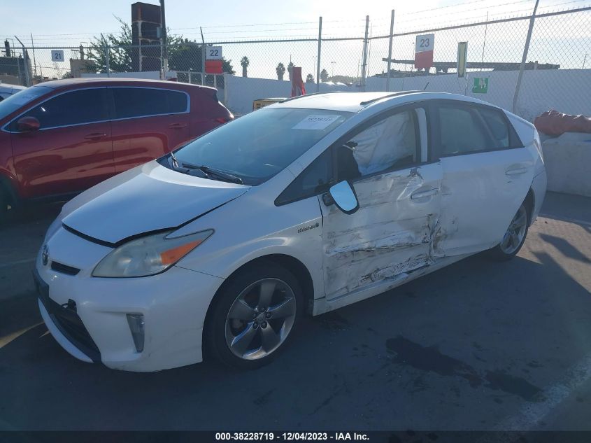 2013 TOYOTA PRIUS THREE SE - JTDKN3DU9D5625028