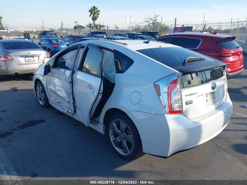 2013 TOYOTA PRIUS THREE SE - JTDKN3DU9D5625028