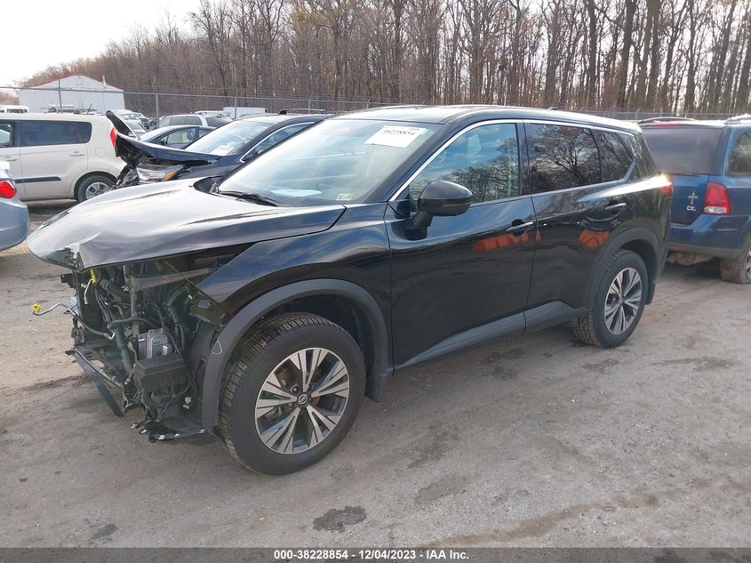 VIN 5N1AT3BAXMC747558 2021 NISSAN ROGUE SV FWD