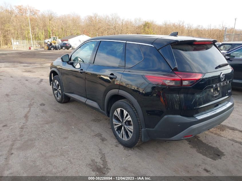 VIN 5N1AT3BAXMC747558 2021 NISSAN ROGUE SV FWD