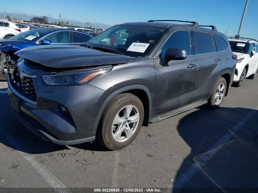 2022 TOYOTA HIGHLANDER LE - 5TDZZRAH3NS552117