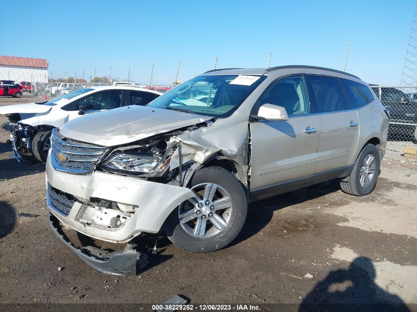 2015 CHEVROLET TRAVERSE LT - 1GNKRGKD9FJ103354