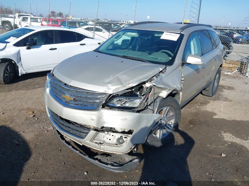 2015 CHEVROLET TRAVERSE LT - 1GNKRGKD9FJ103354