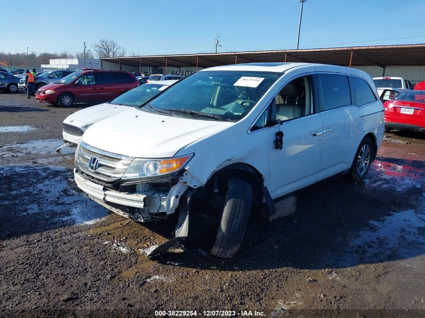 2013 HONDA ODYSSEY EXL - 5FNRL5H67DB055542