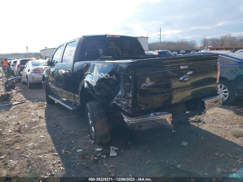 2013 FORD F-150 LARIAT - 1FTFW1ET0DKG19676