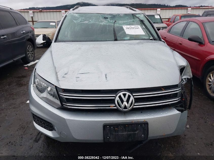 2016 VOLKSWAGEN TIGUAN S - WVGBV7AX9GW605281