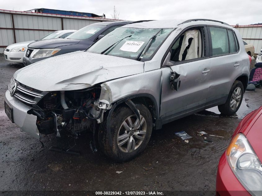 2016 VOLKSWAGEN TIGUAN S - WVGBV7AX9GW605281