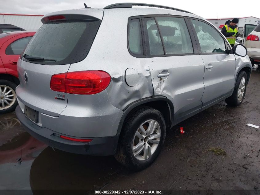 2016 VOLKSWAGEN TIGUAN S - WVGBV7AX9GW605281