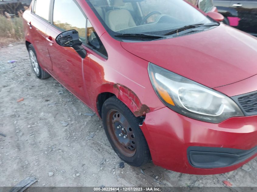 2013 KIA RIO LX - KNADM4A39D6217424