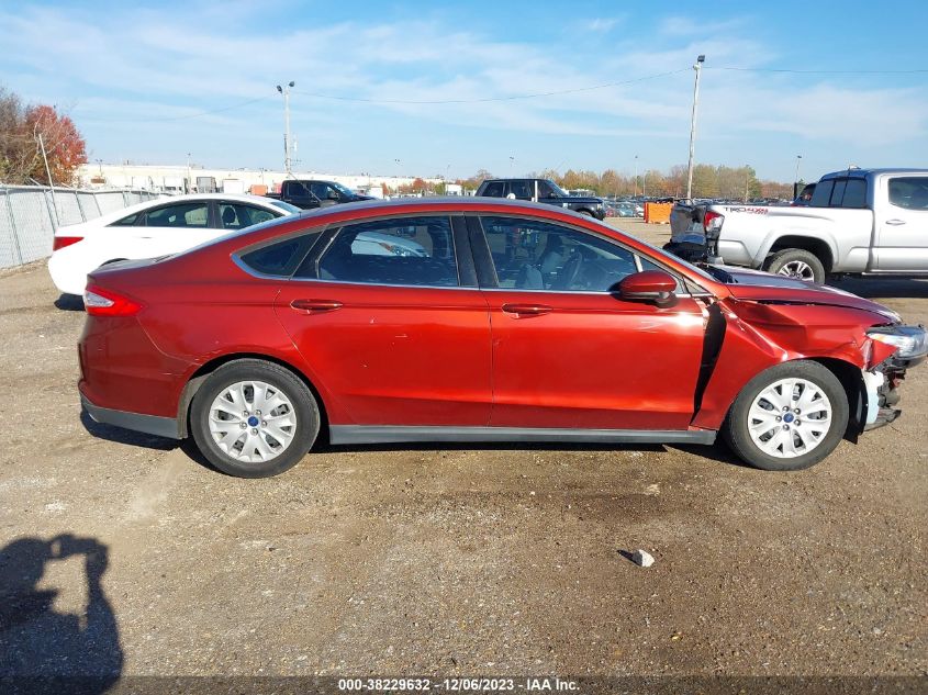 2014 FORD FUSION S - 3FA6P0G76ER265205