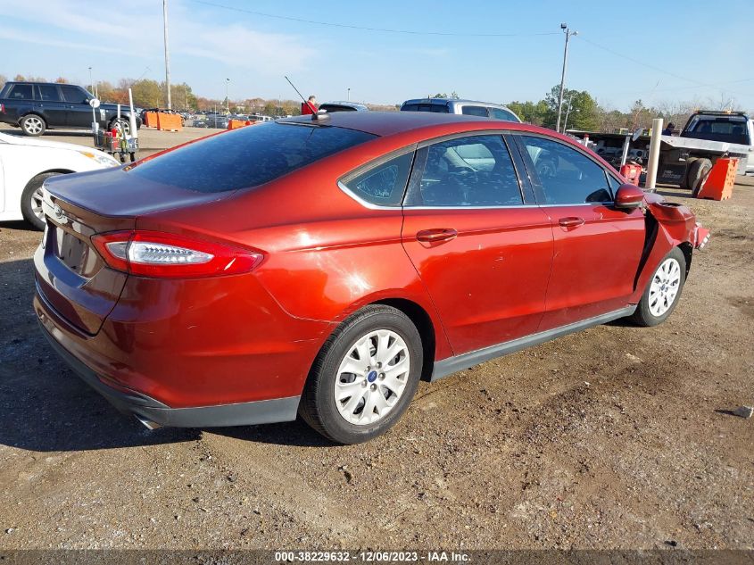 2014 FORD FUSION S - 3FA6P0G76ER265205