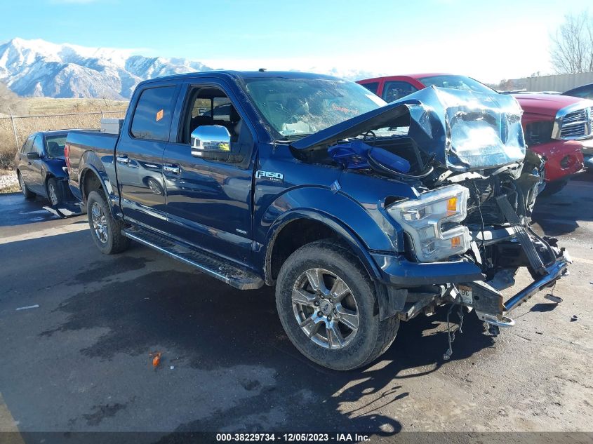 2016 FORD F-150 LARIAT - 1FTEW1EG3GKE45251