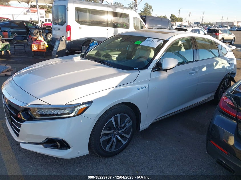 VIN 1HGCV3F48MA001778 2021 HONDA ACCORD HYBRID EX