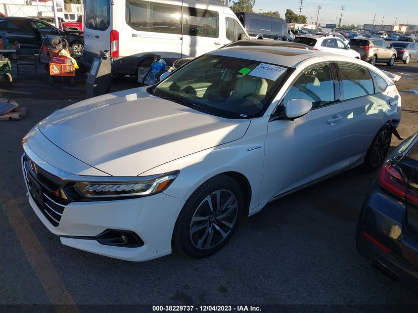 VIN 1HGCV3F48MA001778 2021 HONDA ACCORD HYBRID EX