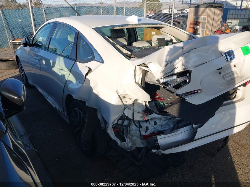 VIN 1HGCV3F48MA001778 2021 HONDA ACCORD HYBRID EX