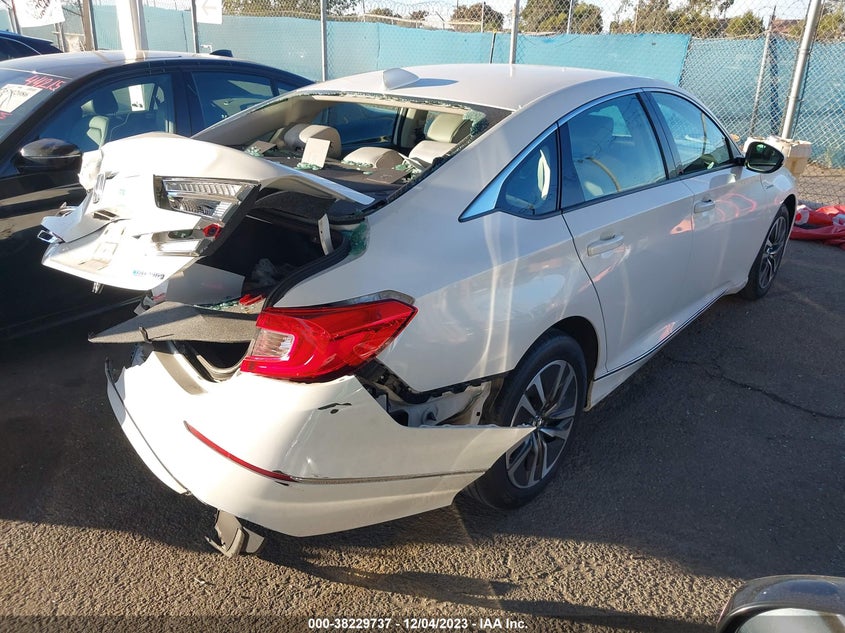 VIN 1HGCV3F48MA001778 2021 HONDA ACCORD HYBRID EX