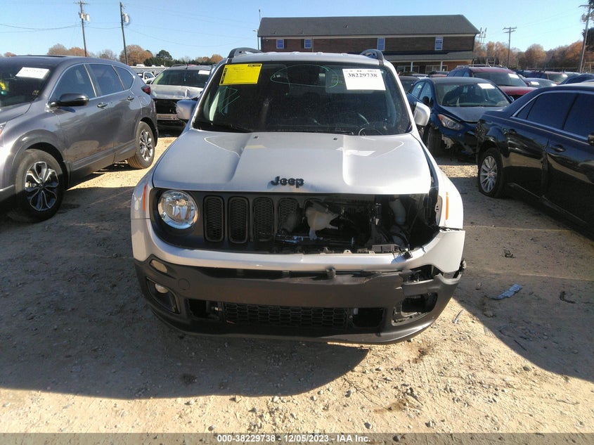 VIN ZACCJABB9JPH67940 2018 JEEP RENEGADE LATITUDE
