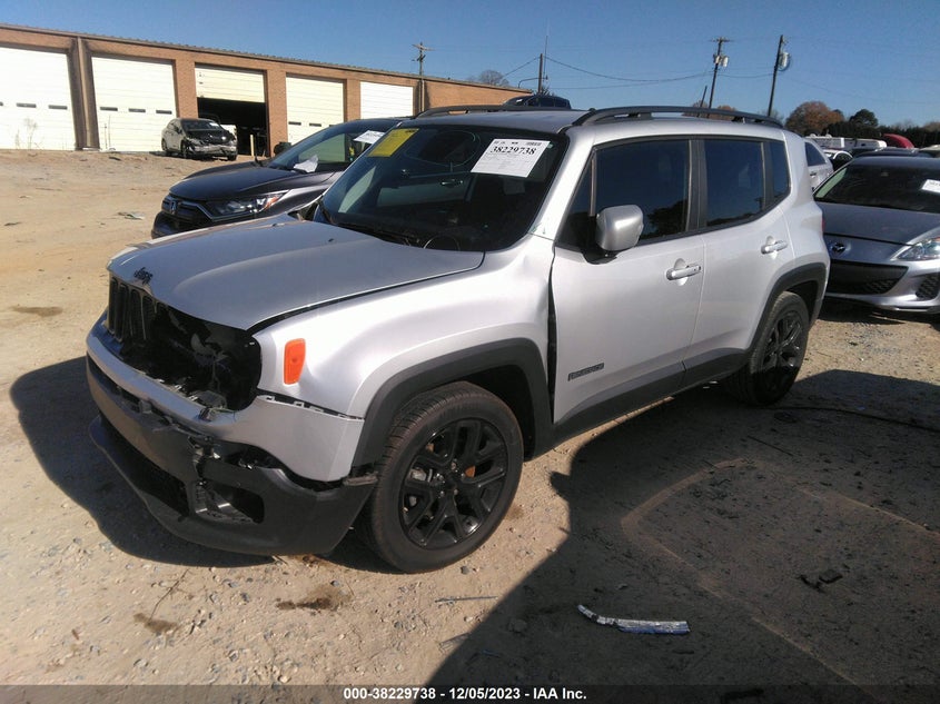 VIN ZACCJABB9JPH67940 2018 JEEP RENEGADE LATITUDE