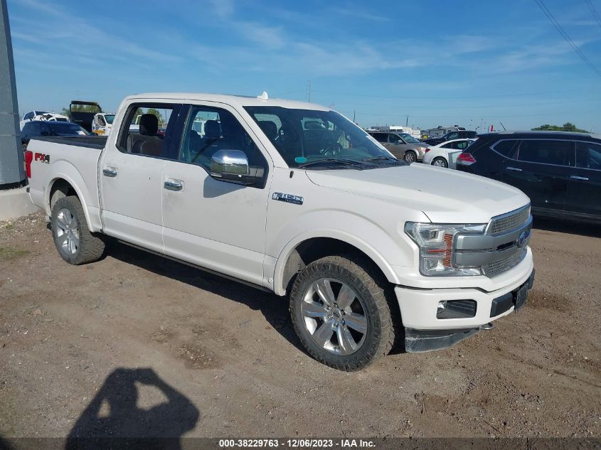 2019 FORD F-150 PLATINUM - 1FTEW1E44KFA15414