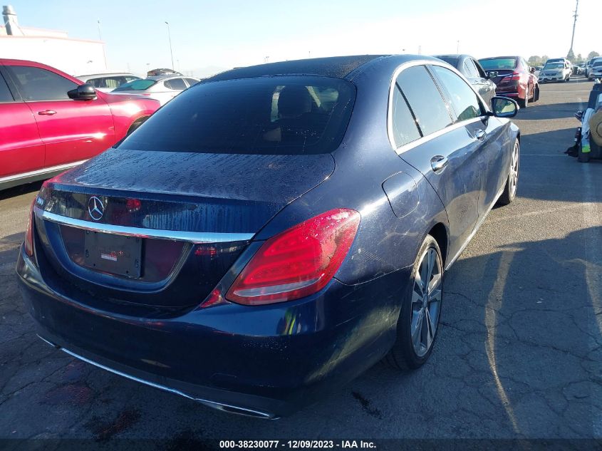 2015 MERCEDES-BENZ C 300 LUXURY/SPORT - 55SWF4JB3FU045524