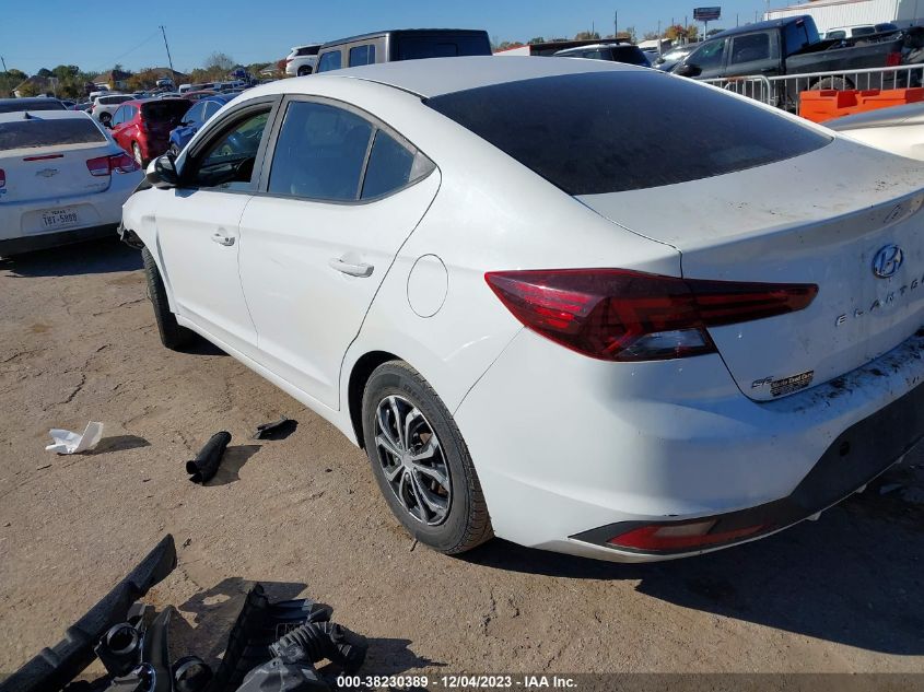 2019 HYUNDAI ELANTRA SE - 5NPD74LF1KH493097
