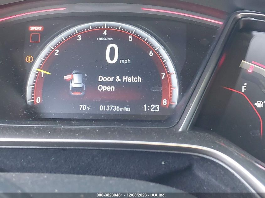 2021 HONDA CIVIC TYPE R TOURING - SHHFK8G78MU203827