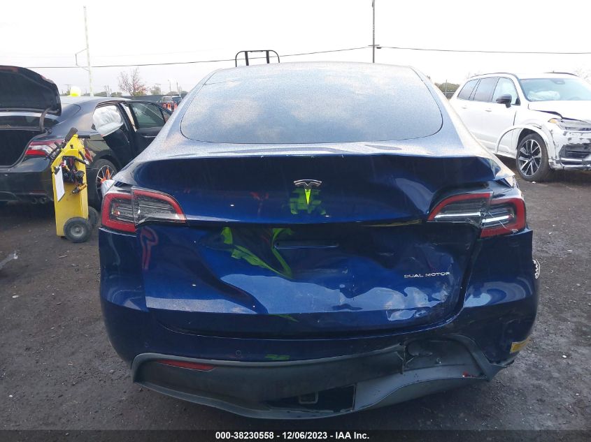 2022 TESLA MODEL Y LONG RANGE DUAL MOTOR - 7SAYGDEE4NF351841