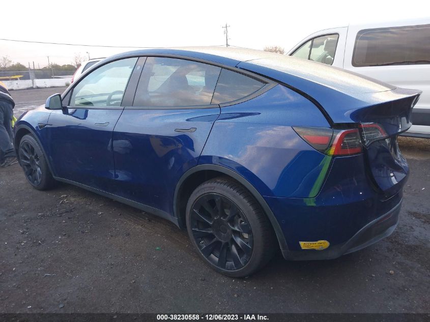 2022 TESLA MODEL Y LONG RANGE DUAL MOTOR - 7SAYGDEE4NF351841