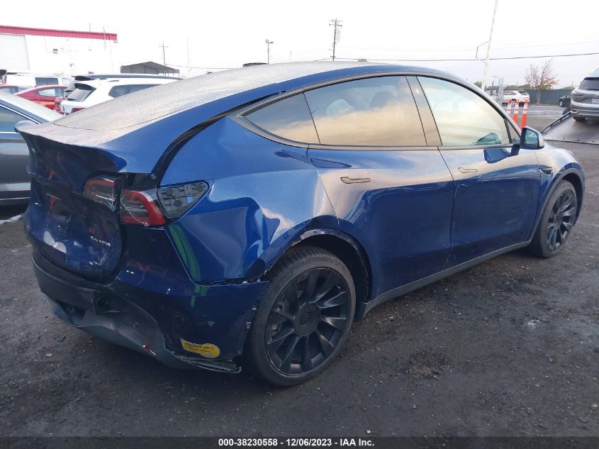 2022 TESLA MODEL Y LONG RANGE DUAL MOTOR - 7SAYGDEE4NF351841