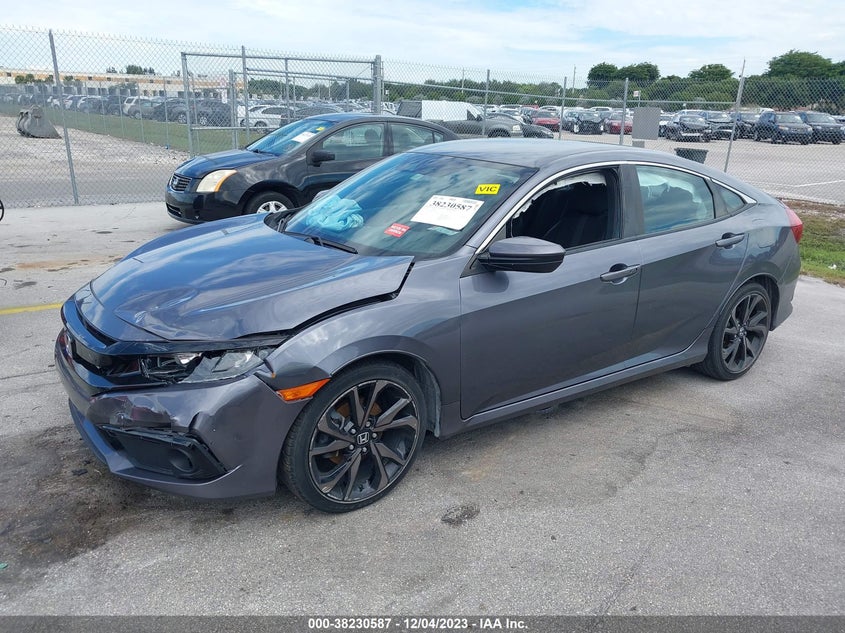 VIN 2HGFC2F85LH553447 2020 HONDA CIVIC SPORT