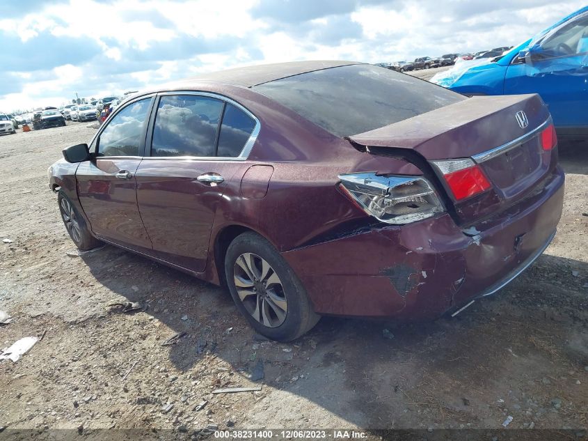 2013 HONDA ACCORD LX 1HGCR2F30DA278164