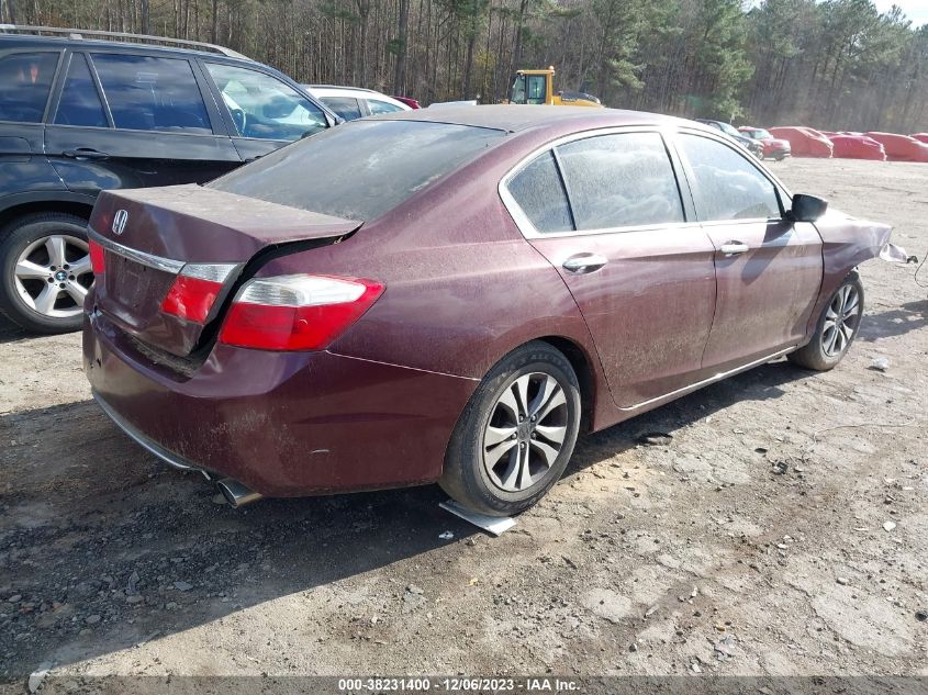 2013 HONDA ACCORD LX 1HGCR2F30DA278164