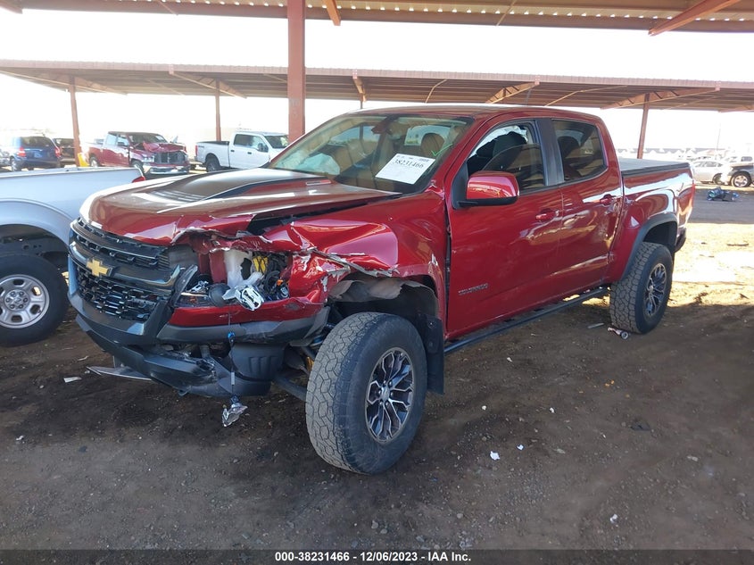 VIN 1GCPTEE15J1237647 2018 CHEVROLET COLORADO ZR2