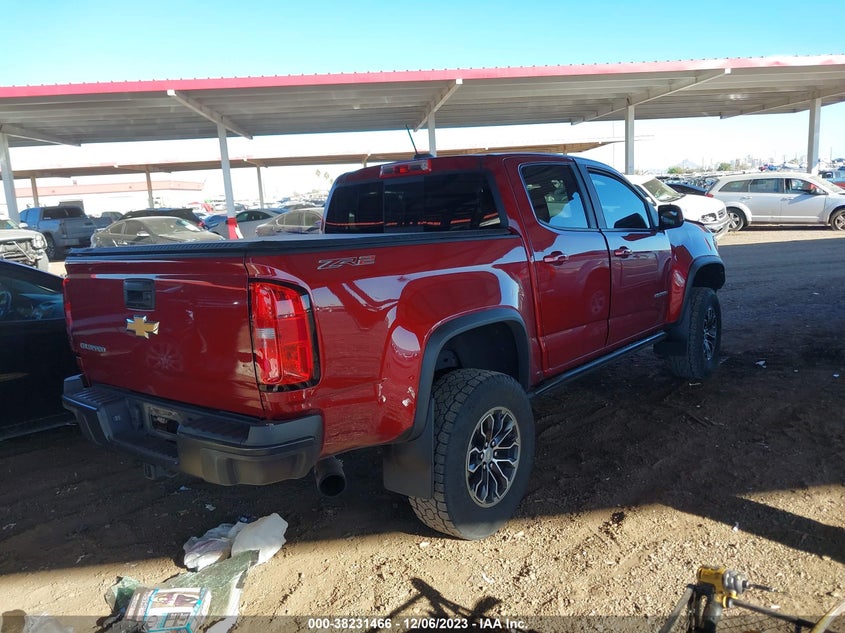 VIN 1GCPTEE15J1237647 2018 CHEVROLET COLORADO ZR2
