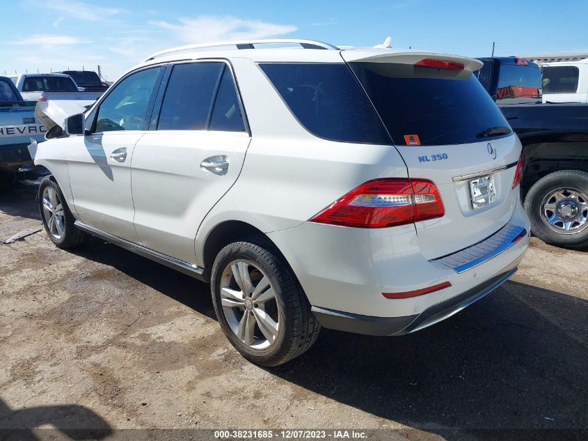 2014 MERCEDES-BENZ ML 350 4JGDA5JB1EA301563