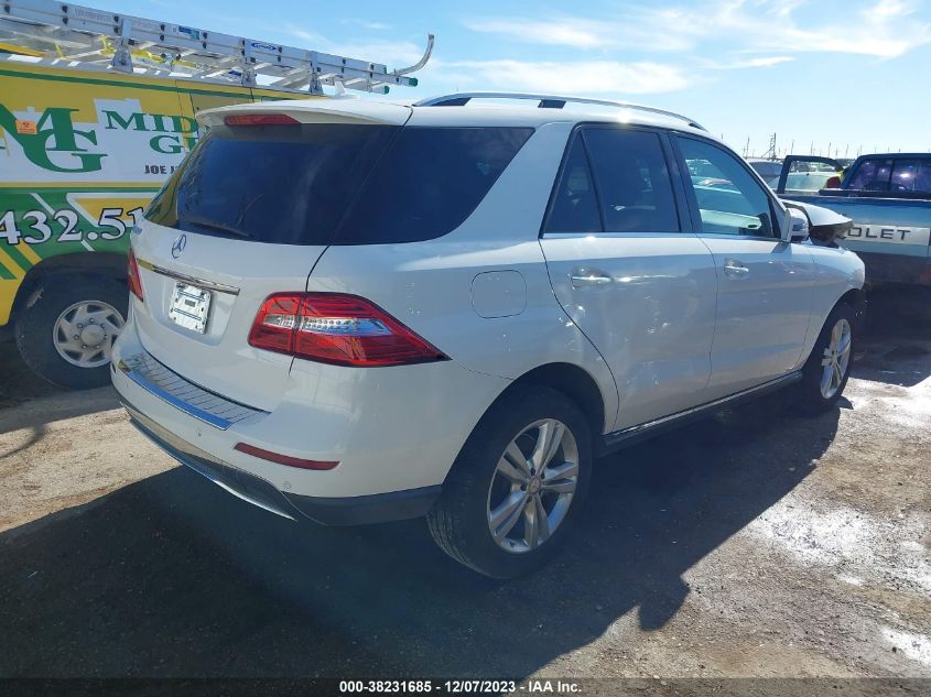 2014 MERCEDES-BENZ ML 350 4JGDA5JB1EA301563